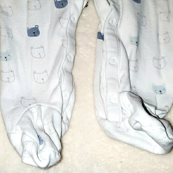 Bundle of Teddy Bear Footies, All Size 3-6 months - Picture 8 of 14